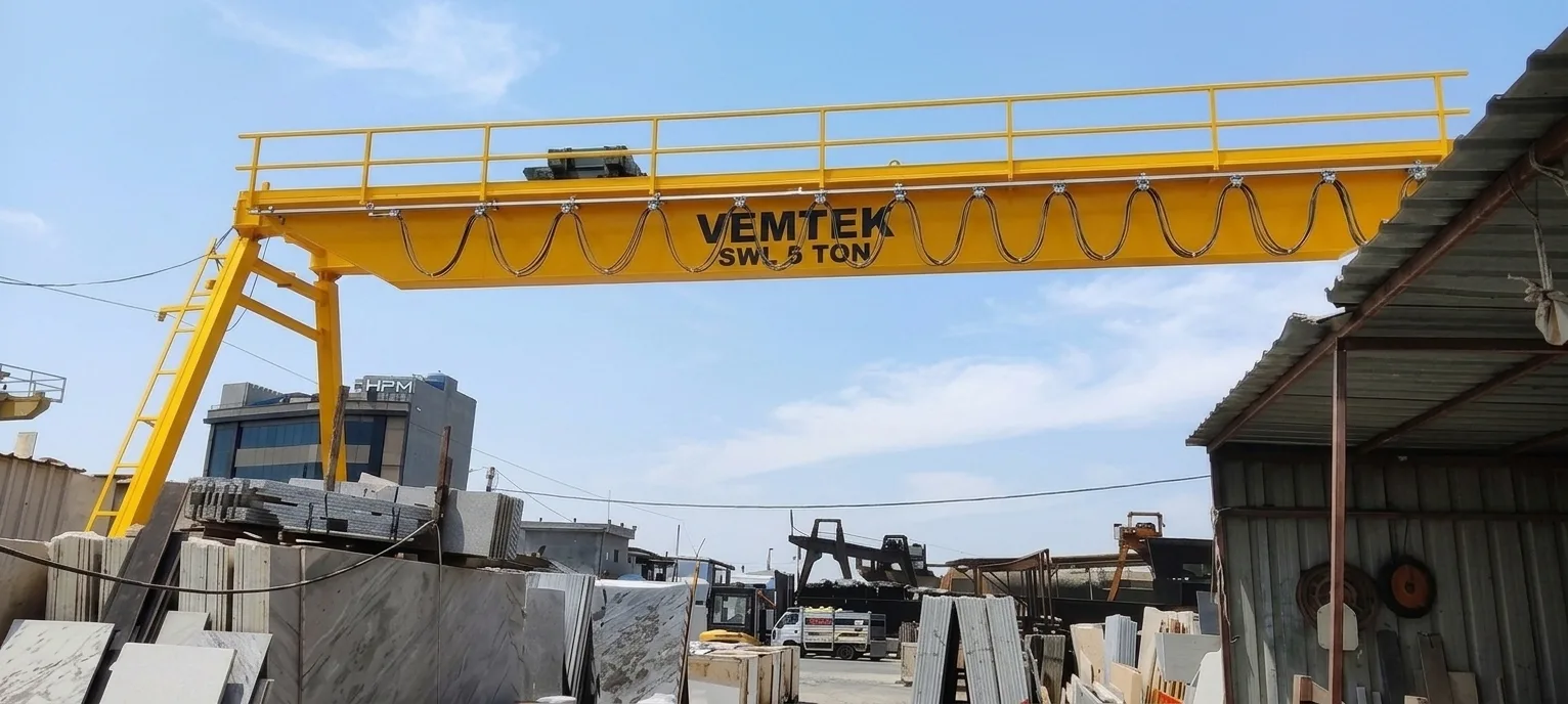 5 ton portal vinç revizyon projemiz