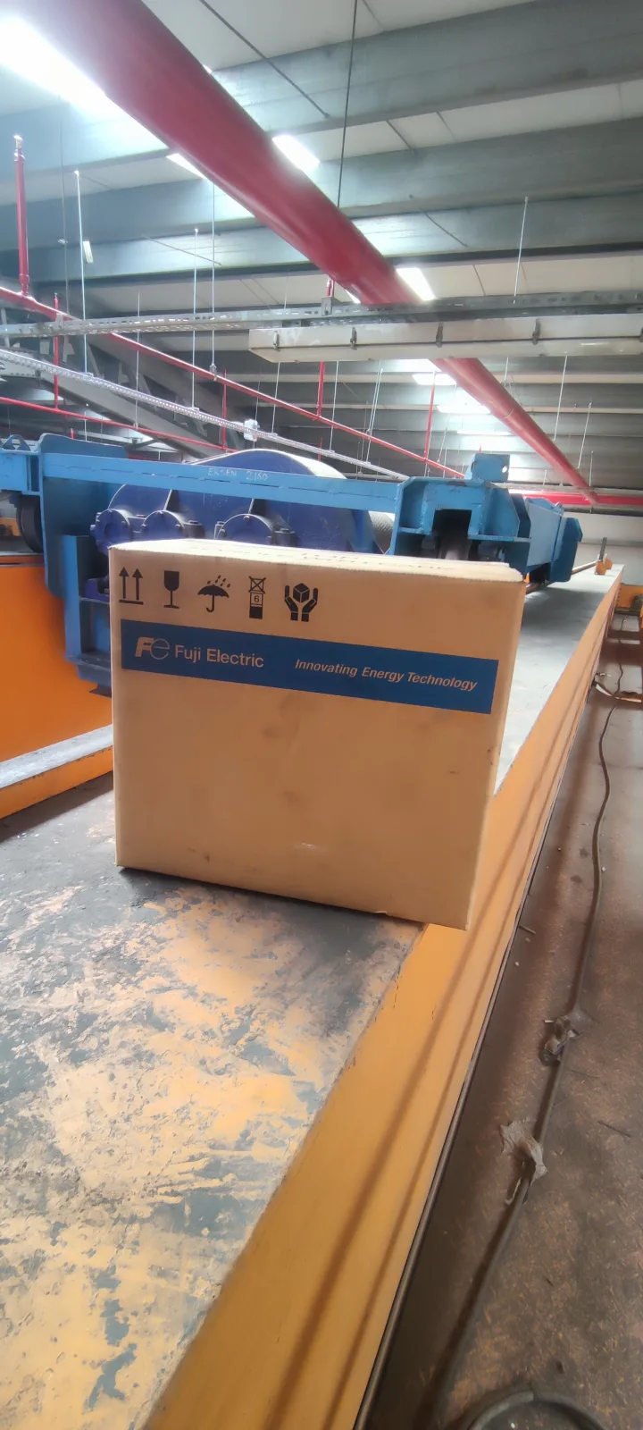 20 ton yürütme motoru sürücü değişimi.
